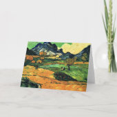 ヴァンゴッホ-山ガウシアとMas de Saint-Paul M カード (正面)