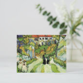 ヴァンゴッホ – 村の通りとステップ ポストカード (スタンド正面)