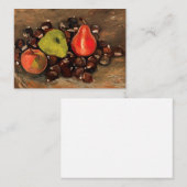 ヴァンゴッホ – 果実と栗を生きる静物詩 ノートカード (正面/裏面)