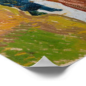 ヴァンゴッホ – 聖パウロの病院の庭 ポスター (角)