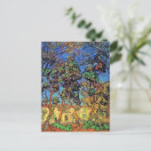 ヴァンゴッホ – 聖ポール病院の庭の木 ポストカード (スタンド正面)