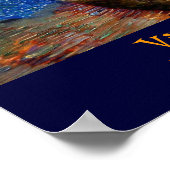 ヴァンゴッホ：銅製ボウルに入れた油田 ポスター (角)