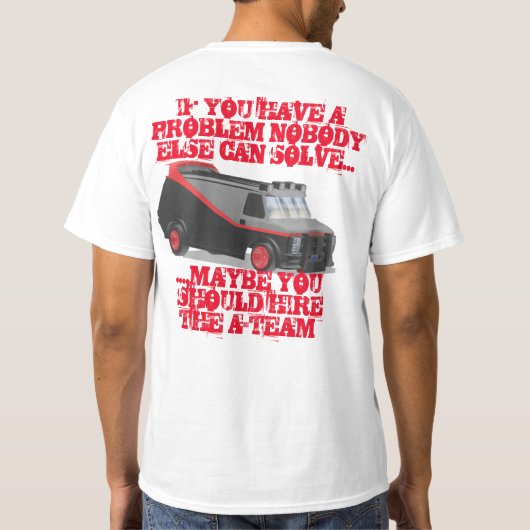 ヴァンシャツ付きAチームロゴ Tシャツ (裏面)