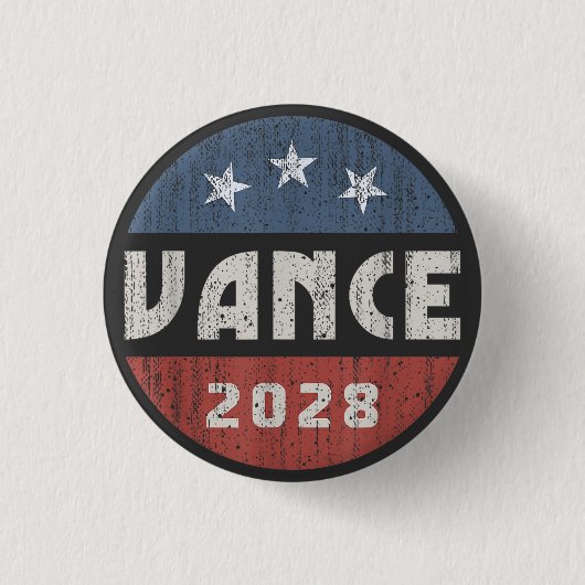 ヴァンス大統領2028 J.D.ヴァンス28 投票 ヴァンス 2028 缶バッジ (正面)