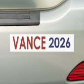 ヴァンス2026 バンパーステッカー (車上)