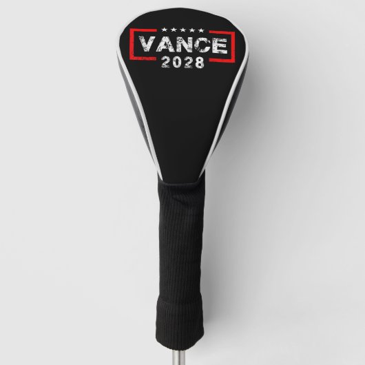 ヴァンス2028大統領選挙キャンペーン米国旗 ゴルフヘッドカバー (正面)