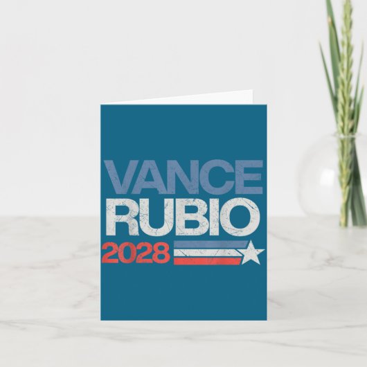 ヴァンス ルビオ 2028 大統領 JD ヴァンス マルコ ルビオ アメリカ カード (正面)