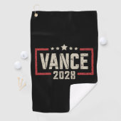 ヴァンス 2028 大統領選挙キャンペーン アメリカ国旗  ゴルフタオル (インサイチュ)