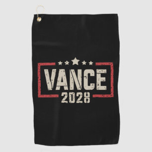 ヴァンス 2028 大統領選挙キャンペーン アメリカ国旗 ゴルフタオル