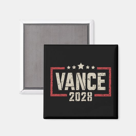 ヴァンス 2028 大統領選挙 キャンペーン アメリカ国旗  マグネット (正面/裏面)