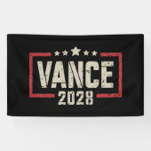 ヴァンス 2028 大統領選挙 キャンペーン アメリカ国旗 横断幕 (横)