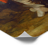 ヴァンダイク – ポートレートオブアンリIIデロレーヌ ポスター (角)