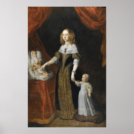 ヴァンダイク – ポートレートオブルイズデラバリエール ポスター (正面)