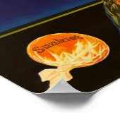 ヴァンダリア ブランド オレンジ ポータービル カリフォルニア ポスター (角)