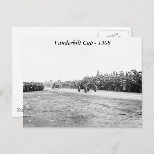 ヴァンダービルトカップオートレース、1900年代初期 ポストカード (正面/裏面)