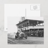 ヴァンダービルトカップ自動車レース、1908年 ポストカード (正面/裏面)