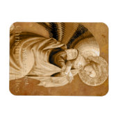 ヴァンニ受胎告知エンジェルCC0591クリスマスマグネット マグネット (横)