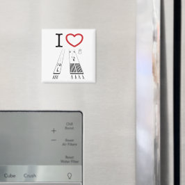 ヴァンヌイズ空港ランウェイ16Lおよび16R正方形マグネット マグネット