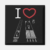 ヴァンヌイズ空港ランウェイ16Lおよび16R正方形マグネット マグネット (正面)