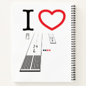 ヴァンヌイ空港滑走路16L-16R / 34L - 34R ノートブック (裏面)