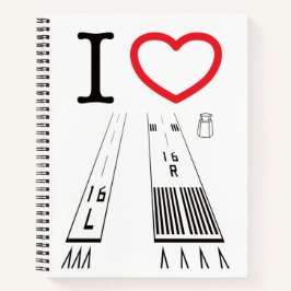 ヴァンヌイ空港滑走路16L-16R / 34L - 34R ノートブック