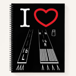 ヴァンヌイ空港滑走路16L-16R / 34L - 34R ノートブック