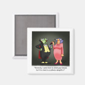 ヴァンパイアおもしろいワインユーモア磁石 マグネット (正面/裏面)