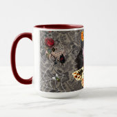 ヴァンパイアかわいらしドールのパーソナライズされたマグカップ マグカップ (左)