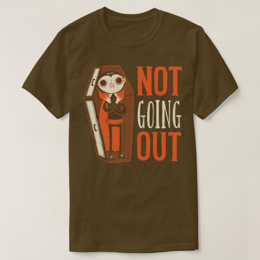ヴァンパイアが出て行かない Tシャツ (デザイン正面)