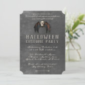 ヴァンパイアこうもりウィングスカルハローウィンパーティ 招待状 (スタンド正面)