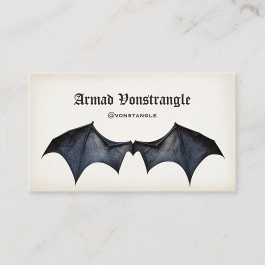 ヴァンパイアこうもりウィングス 名刺 (正面)