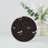 ヴァンパイアこうもり5.25 x 5.25招待状円 招待状 (スタンド正面)