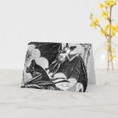 ヴァンパイアこうもり カード (黄色い花)