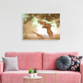 ヴァンパイアこうもりby CE Swan,ヴィンテージ野生動物 キャンバスプリント (インサイチュ (リビング))