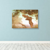 ヴァンパイアこうもりby CE Swan,ヴィンテージ野生動物 キャンバスプリント (インサイチュ (ウッドフロア))