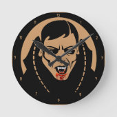 ヴァンパイアのインフィニティタイムウォールクロック ラウンド壁時計 (正面)
