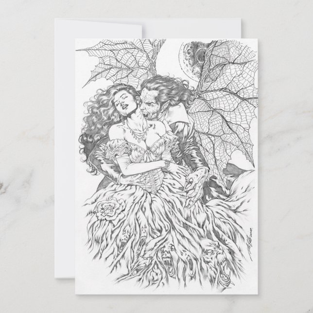 ヴァンパイアのキスバイアルリオ – ヴァンパイアと女性アート (正面)