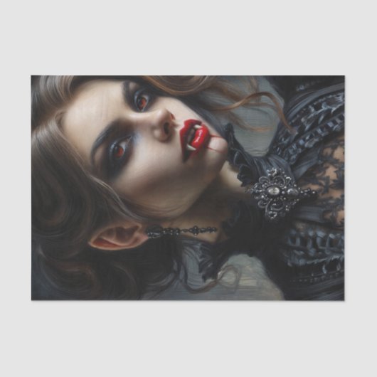 ヴァンパイアのゴシック様式の女性 薄葉紙 (正面)