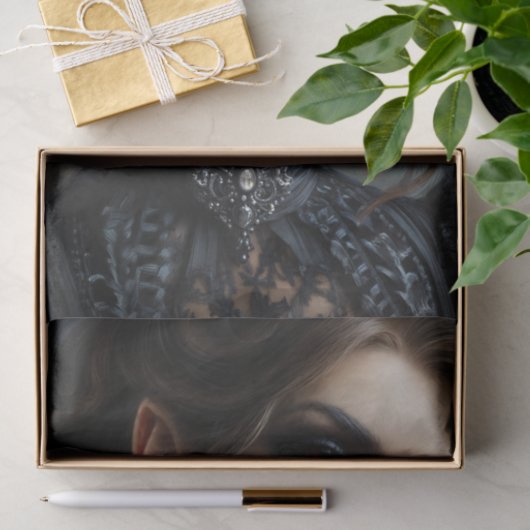 ヴァンパイアのゴシック様式の女性 薄葉紙 (ギフト)