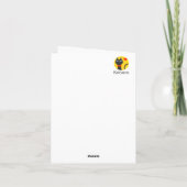 ヴァンパイアの唇 ハロウィン グリーティング カード (裏面)