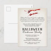 ヴァンパイアの血のハロウィンパーティー シーズンポストカード (正面/裏面)