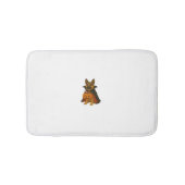 ヴァンパイアの衣装を着たドイツのブルドッグハロウィーン犬 バスマット (正面)