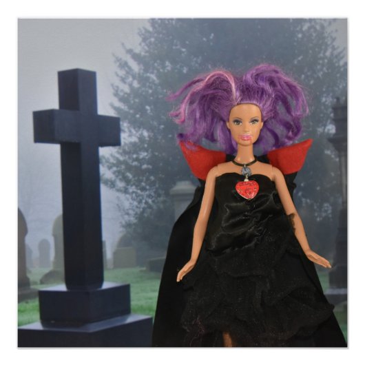 ヴァンパイアは墓地を訪れる ポスター (正面)