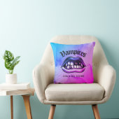 ヴァンパイアは皿を洗わない 面白いVaporwave クッション (椅子)