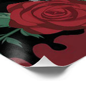 ヴァンパイアをテーマにしたハロウィーン招待状 ポスター (コーナー)