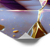 ヴァンパイアウィズ金ゴールドファンズアイアート ポスター (角)