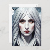 ヴァンパイアウィッチウーマンファンタジーダークアート ポストカード (正面/裏面)