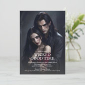 ヴァンパイアカップルハローウィンパーティ 招待状 (スタンド正面)