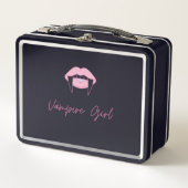 ヴァンパイアガールランチボックス | メイクアップストレージボックス メタルランチボックス (正面)