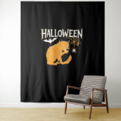 ヴァンパイアキャットハロウィンクラシックのTシャツ タペストリー (インサイチュ)